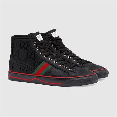 gucci mens shoes thunr blu zip|black and white gucci shoes.